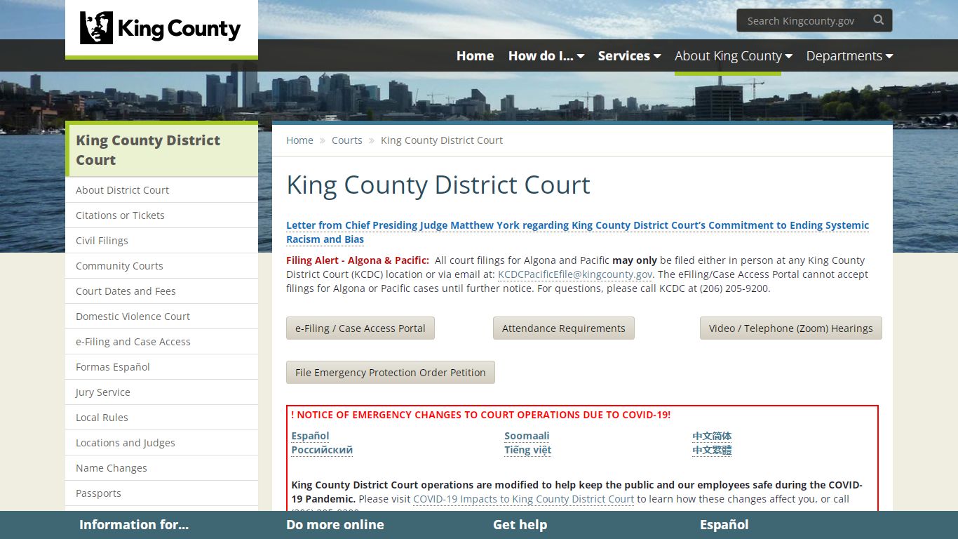 King County District Court - King County